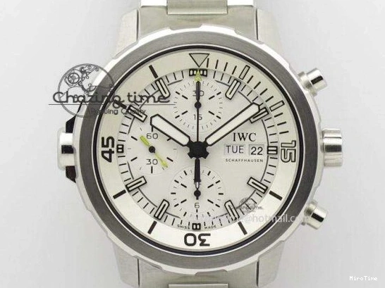 MIROTIME 0203 Supportive Portofino Automatic SS AF 1:1 Best Edition White Dial on Black Croco Leather Strap A 7184